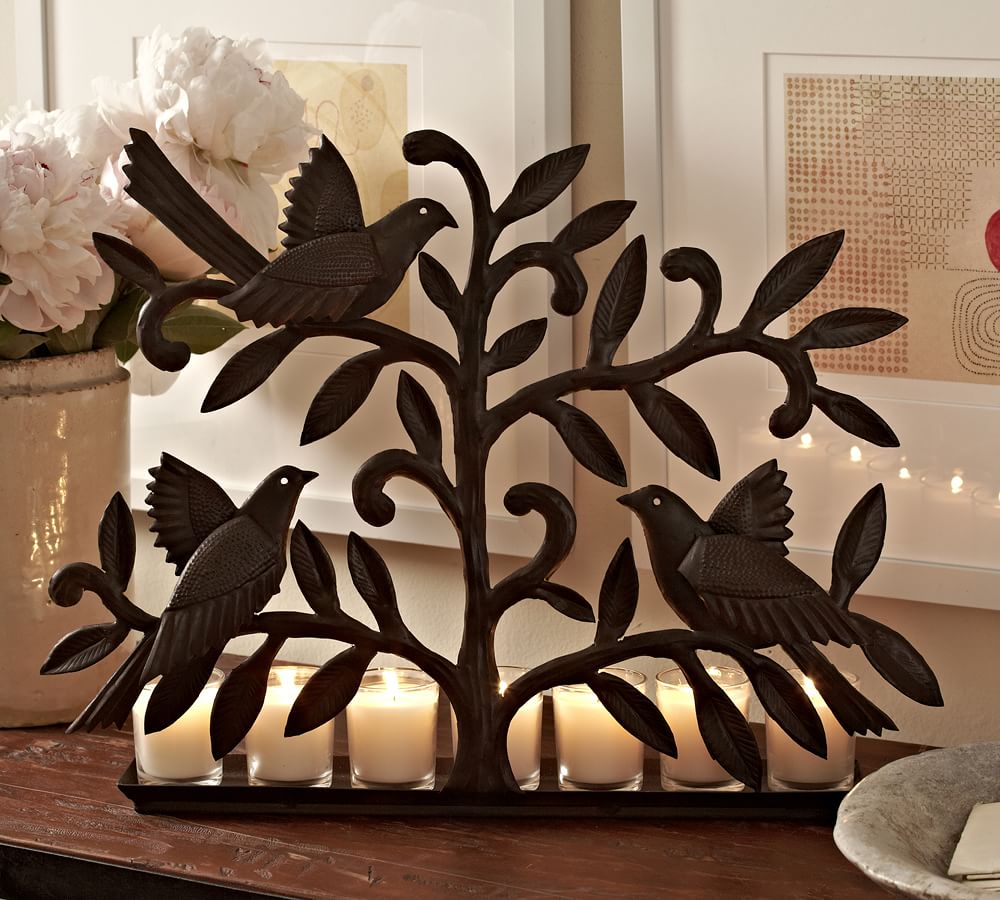 Bronze Bird Candle Holders Pottery Barn