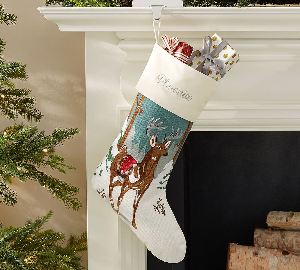 Pottery Barn Woodland Stocking