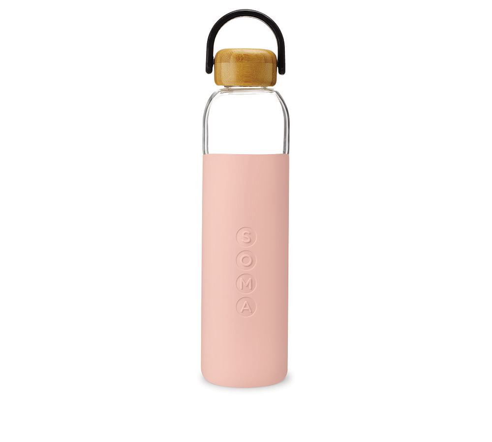 Soma Glass Water Bottle with Handle 25 oz. Pottery Barn