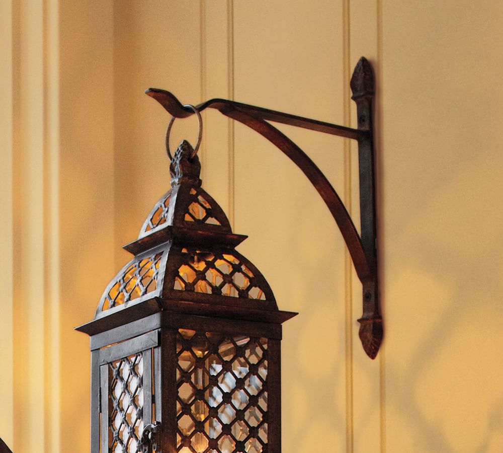 Casablanca WallMounted Bracket Lantern Hook Pottery Barn