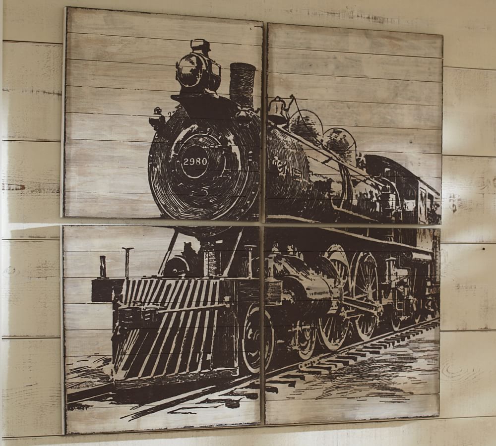 Planked Train Panels | Pottery Barn