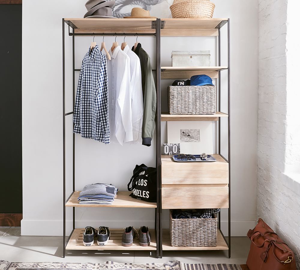 Marshall Hanging Storage Closet Pottery Barn