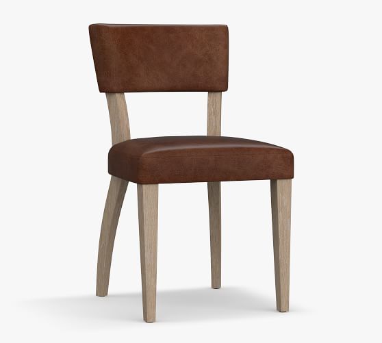 maud leather dining chair