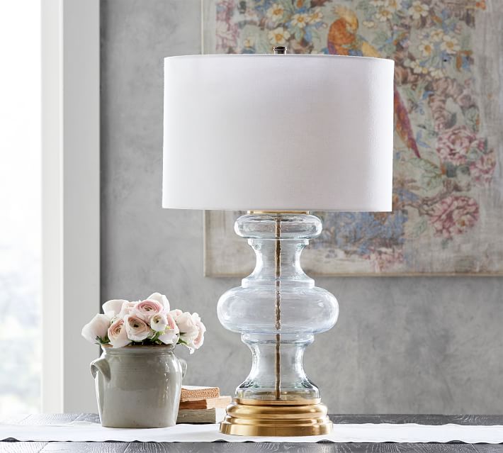 pottery barn white lamp