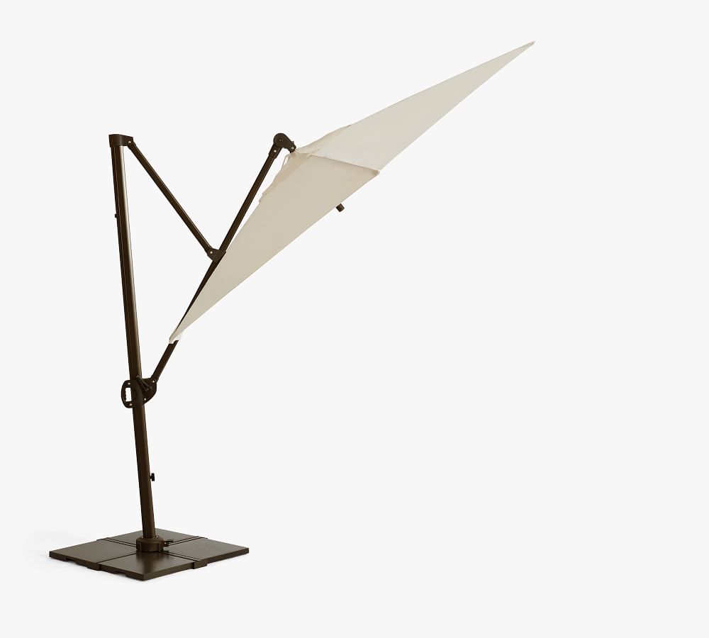 Round Sunbrella® Aluminum Cantilever Umbrella Outdoor Umbrellas