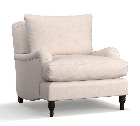 carlisle slipcovered armchair