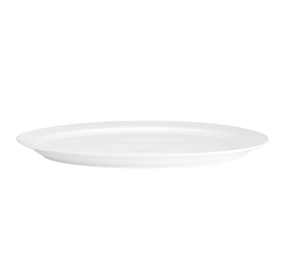 large white ceramic platter