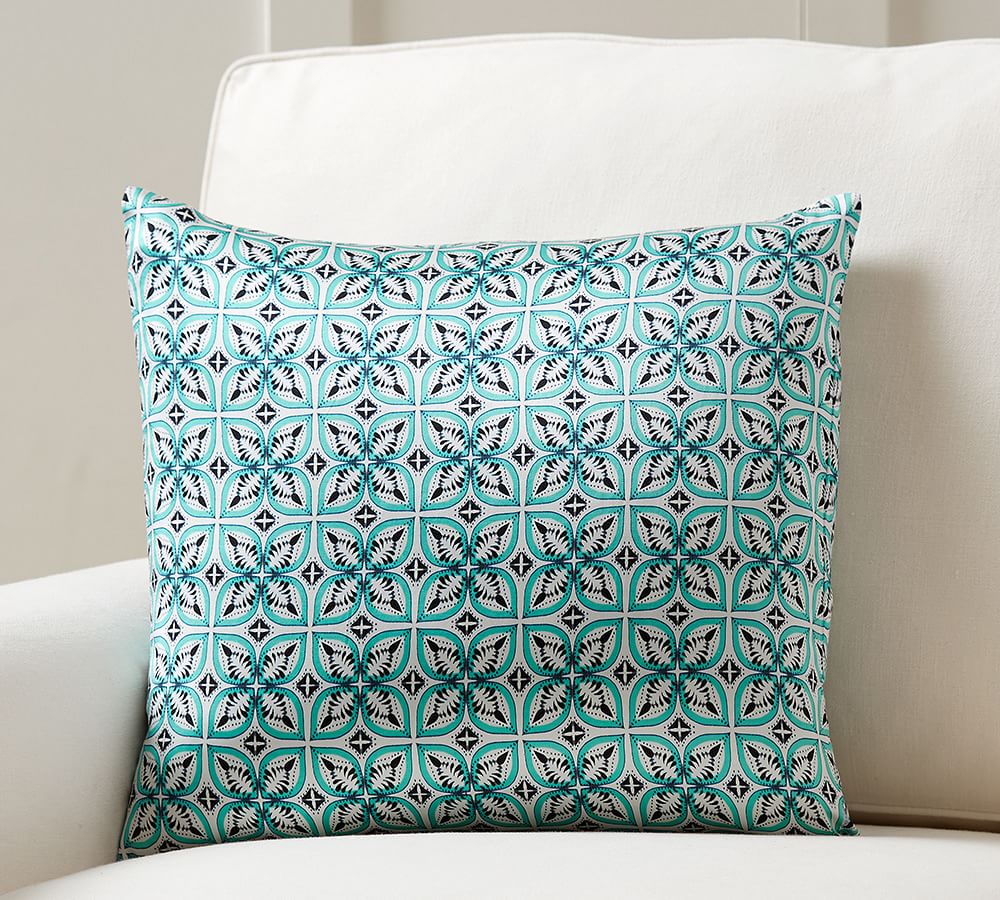 Torrey Scarf Print Decorative Pillow Cover Pottery Barn