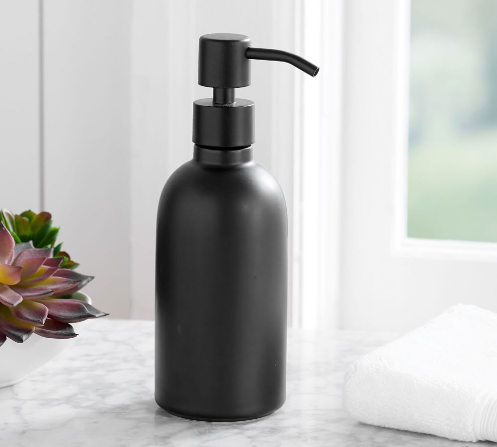 Matte Black Porcelain Bathroom Accessories Pottery Barn