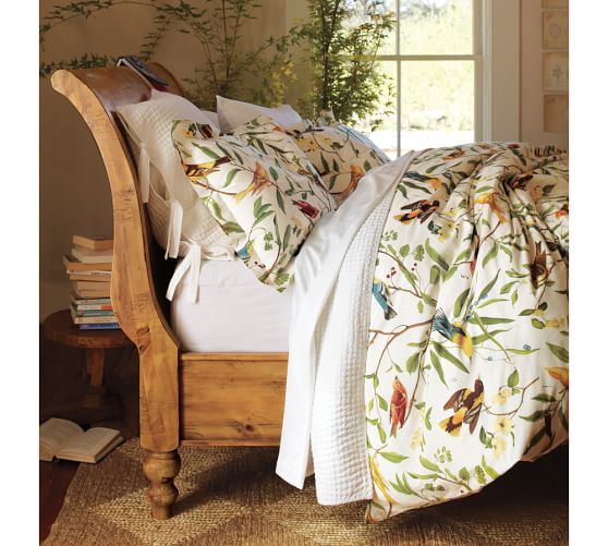 pottery barn spring sparrow duvet