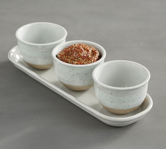 ceramic condiment bowls