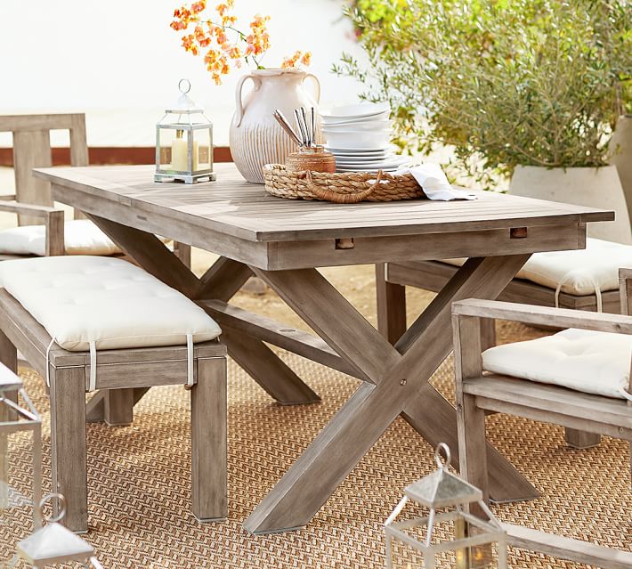 pottery barn patio dining set