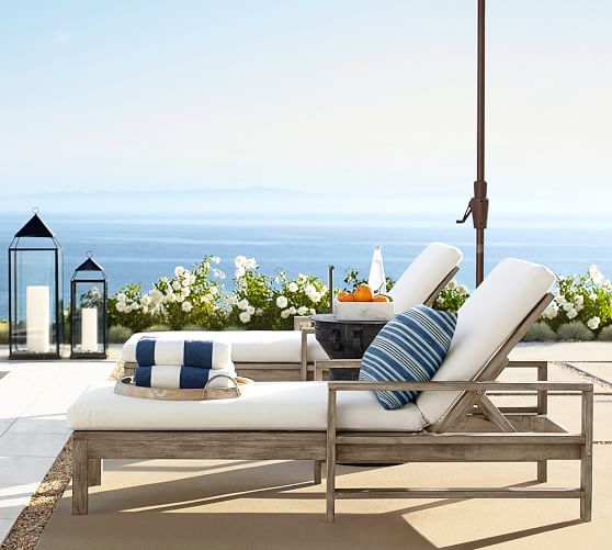 chaise lounge outdoor pottery barn