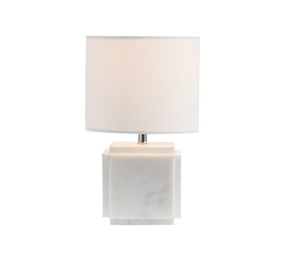 pottery barn marble lamp