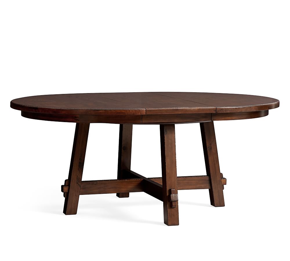Toscana Round Extending Dining Table Pottery Barn