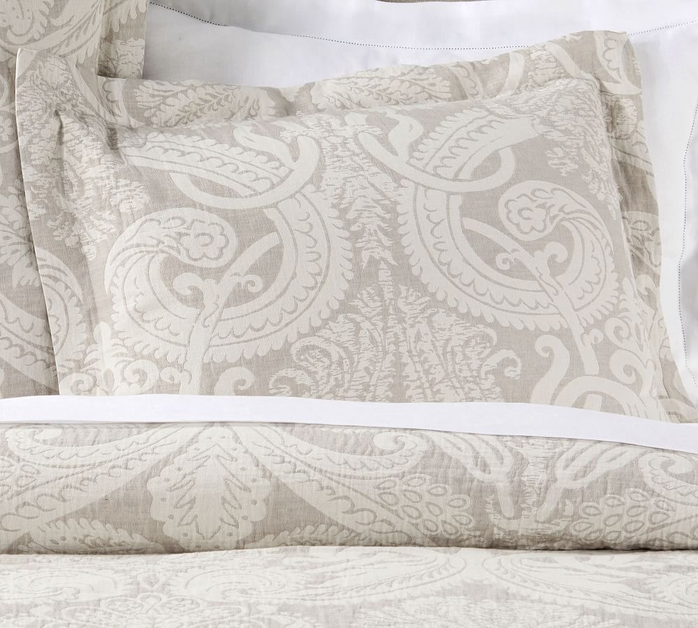 Bijou Jacquard Pillow Sham Pottery Barn