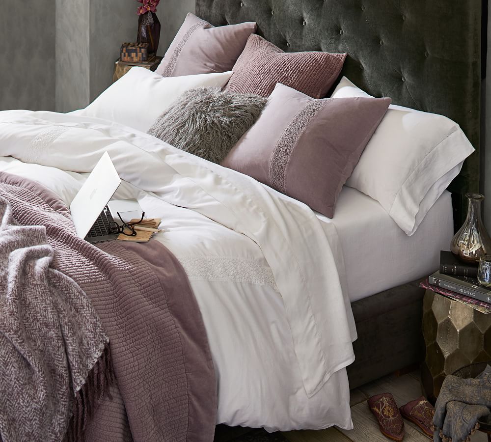 Velvet Channel Quilt Pottery Barn