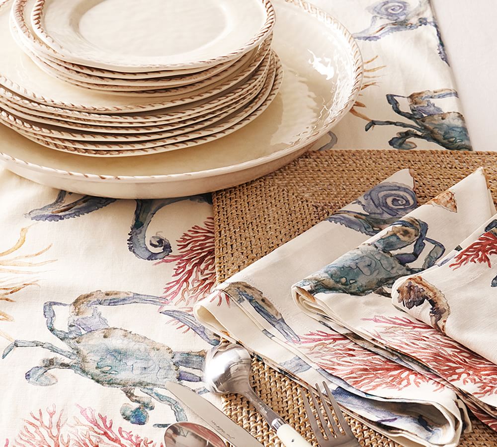 Rope Melamine Round Platter Pottery Barn