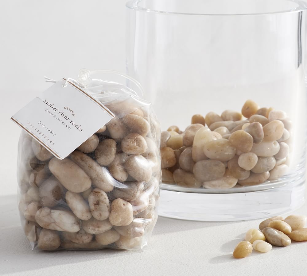 Amber River Rocks Vase Filler Pottery Barn