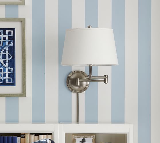 pottery barn swing arm lamp