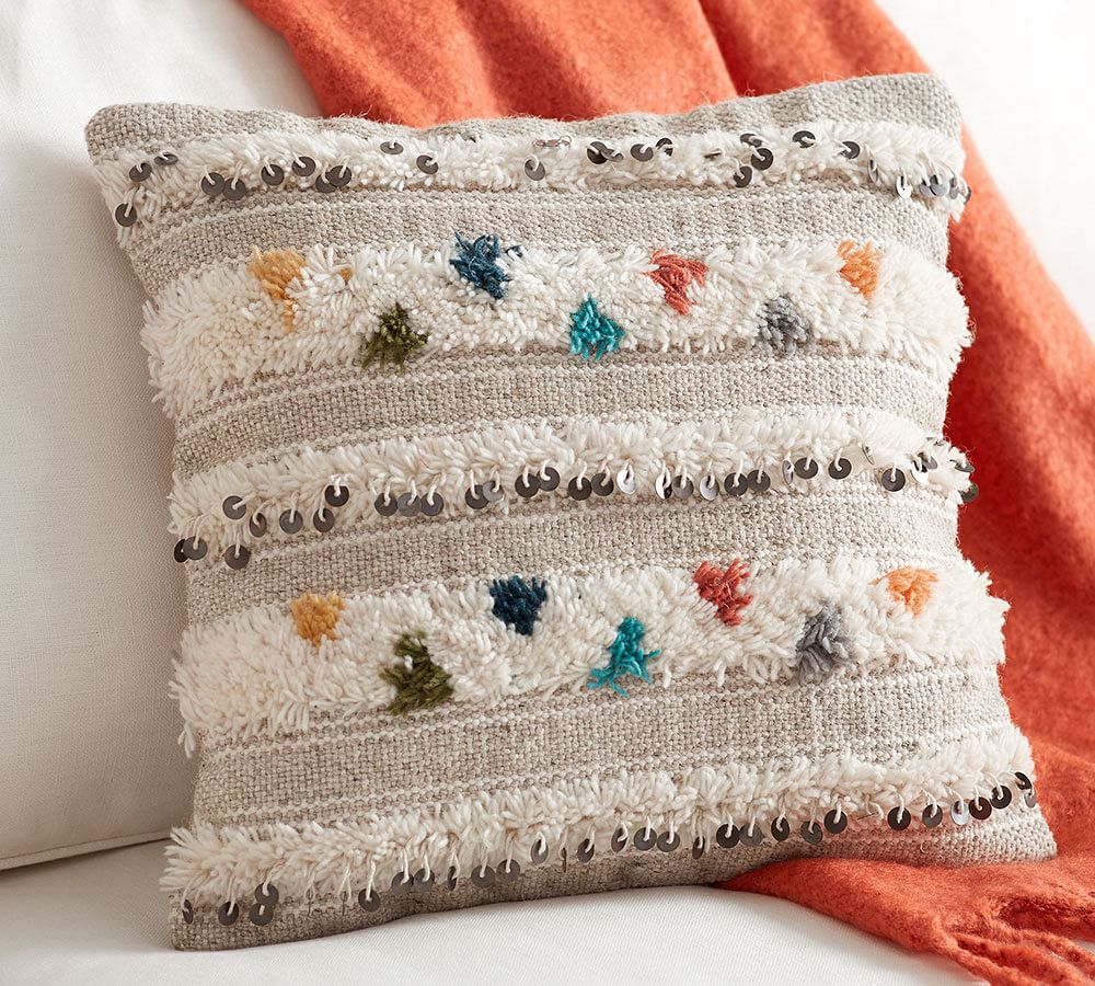 Lina Moroccan Wedding Blanket Pillow Cover Pottery Barn