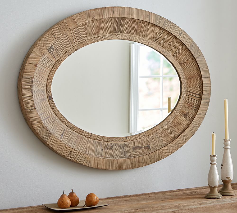 Quinn Oval Wall Mirror Pottery Barn