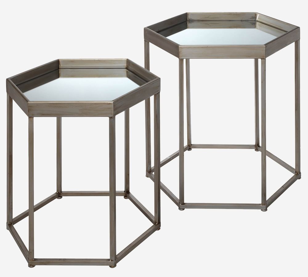 Loma Linda Hexagon Nesting End Tables | Pottery Barn