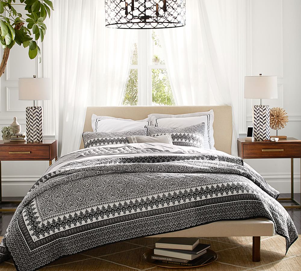 textured nori duvet cover