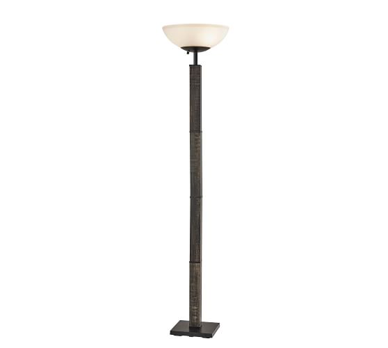 pottery barn torchiere floor lamp