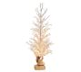 Pre-Lit Snowy Crystal Trees | Pottery Barn