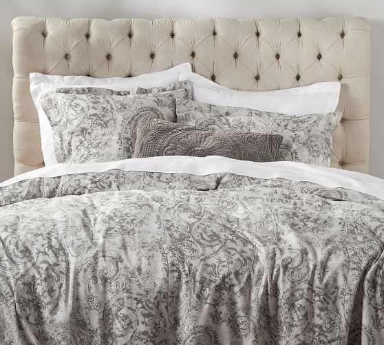 pottery barn paisley comforter