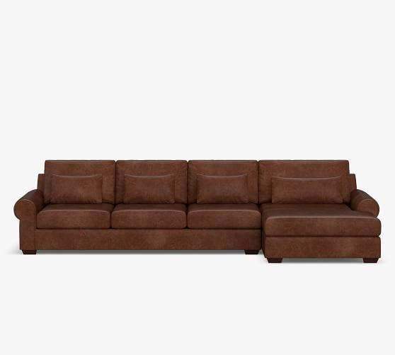 leather 6 seater sofa