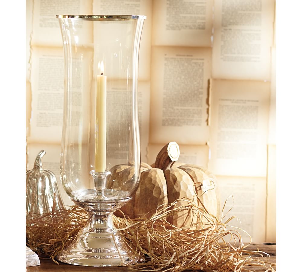 Eclectic SilverPlated Hurricane Pottery Barn