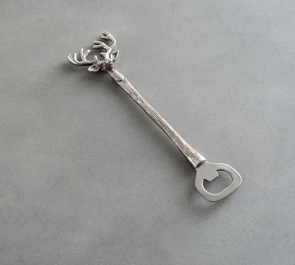 Silver Stag Bottle Opener Pottery Barn