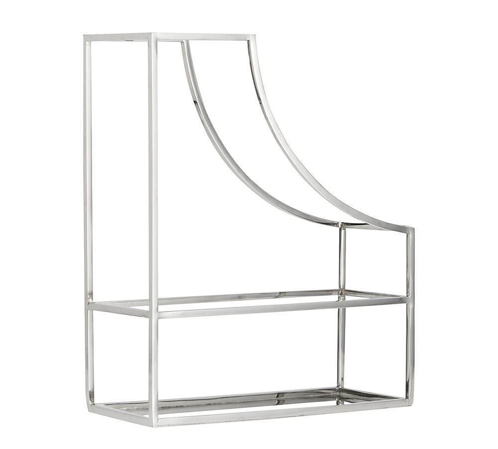 Polished Nickel Magazine Holder Pottery Barn