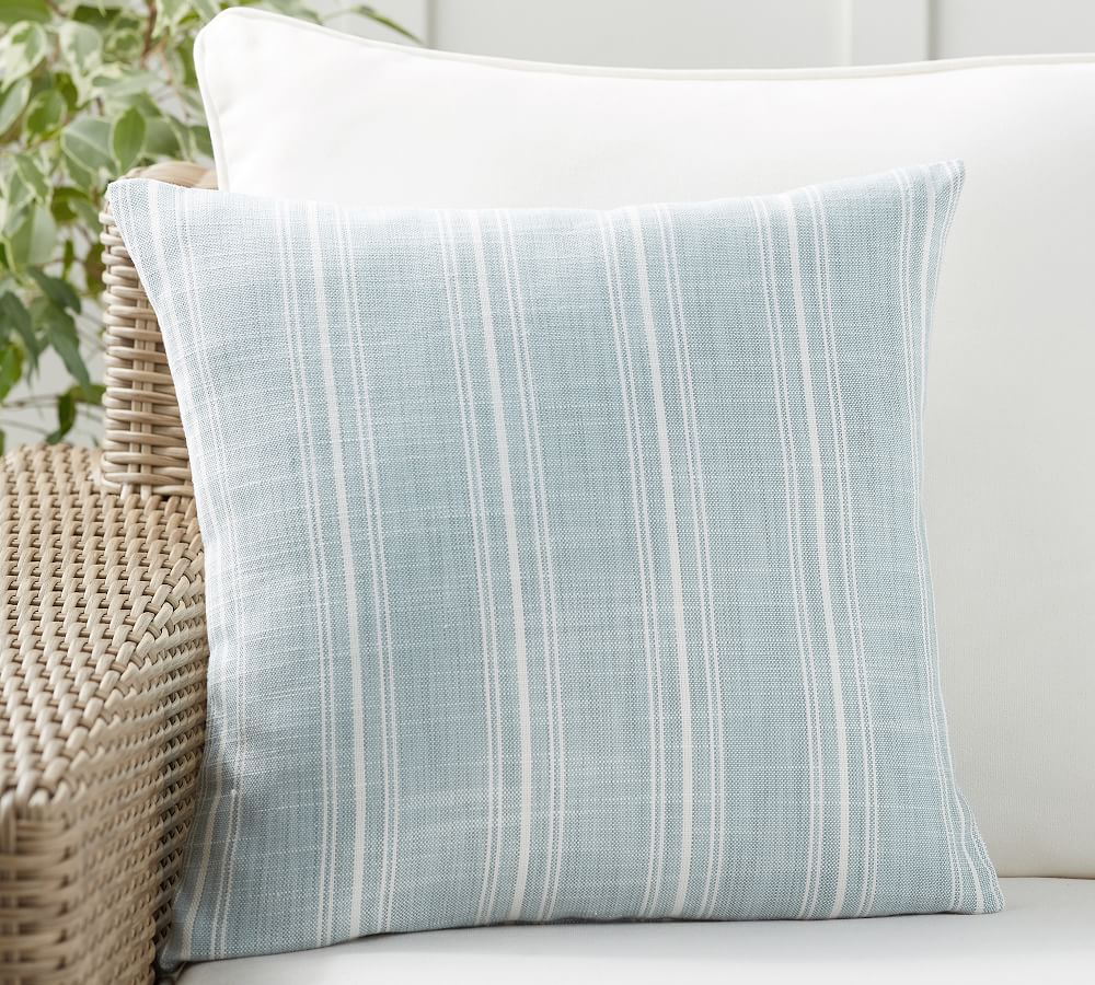 Henderson Striped Indoor/Outdoor Pillow Pottery Barn