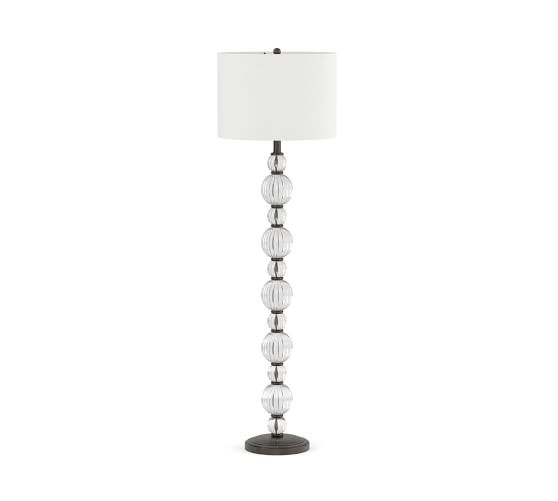 pottery barn crystal floor lamp