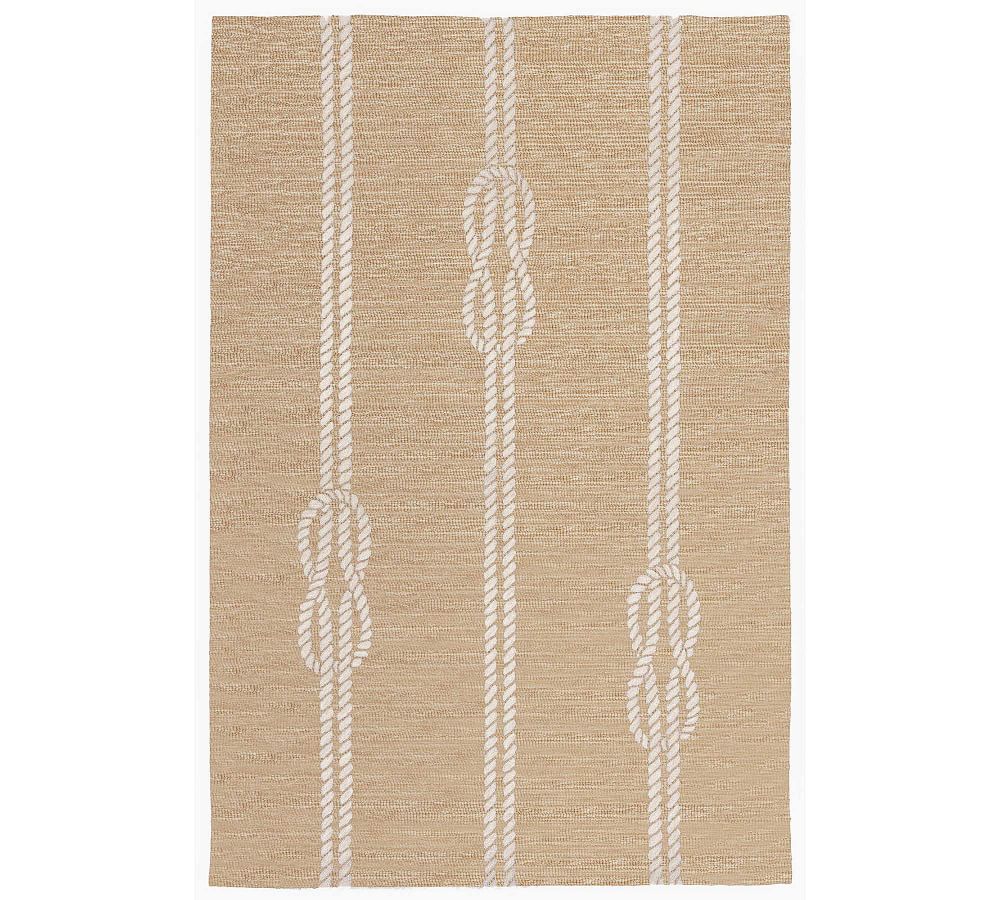 Coastal Charm Hand-Tufted Synthetic Rectangular Rug 5' x 7'