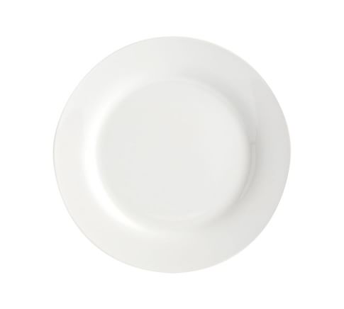 Caterer's Box Porcelain Dinner Plates - Set of 12 | Pottery Barn