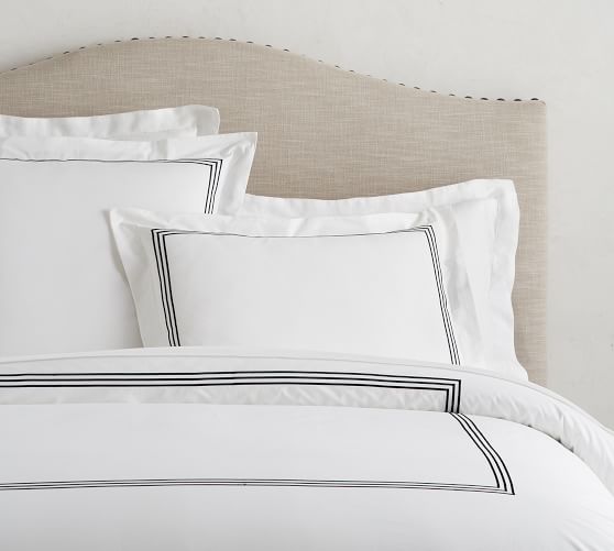 Cotton Percale Duvet Cover Pottery Barn