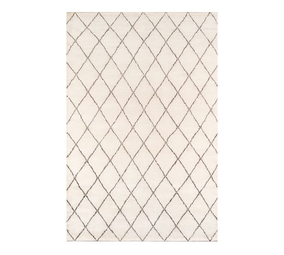 White Wool Rug Pottery Barn