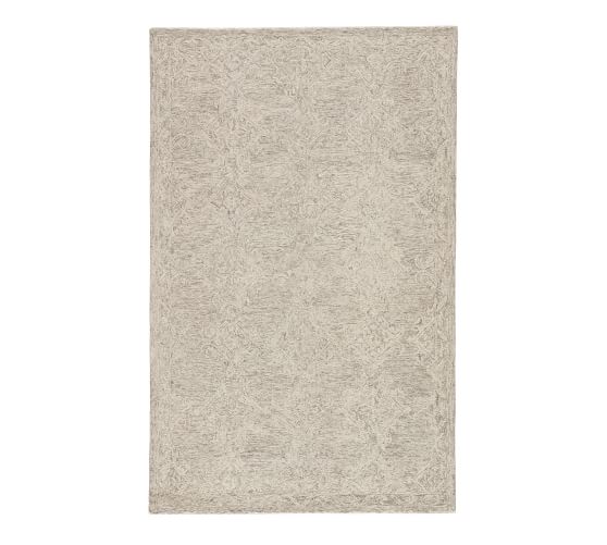 White Wool Rug Pottery Barn