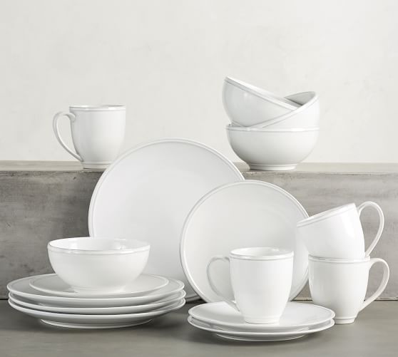 White Portugal Dinnerware Pottery Barn