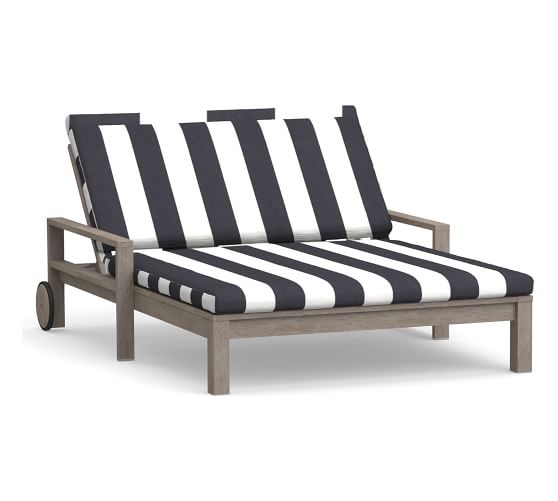 billy double chaise lounge chair with wheels