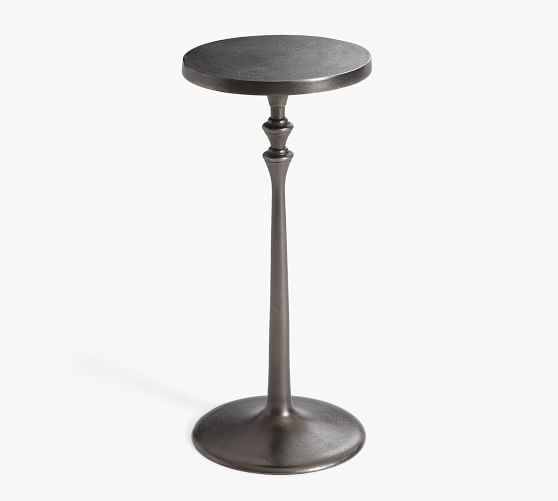 small metal drink table