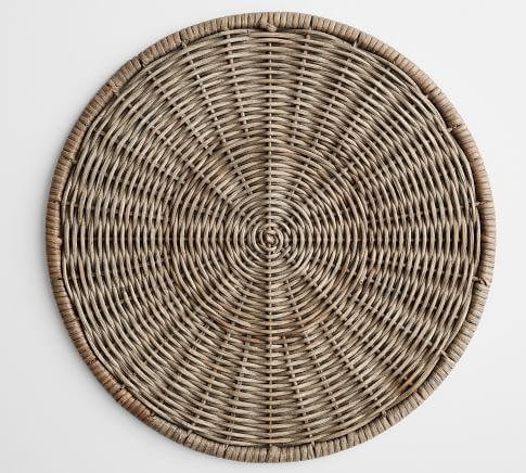 Willow Charger Plate - Grey