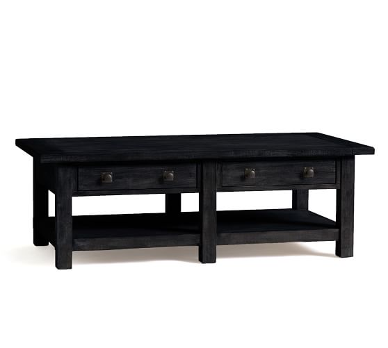 pottery barn side table black