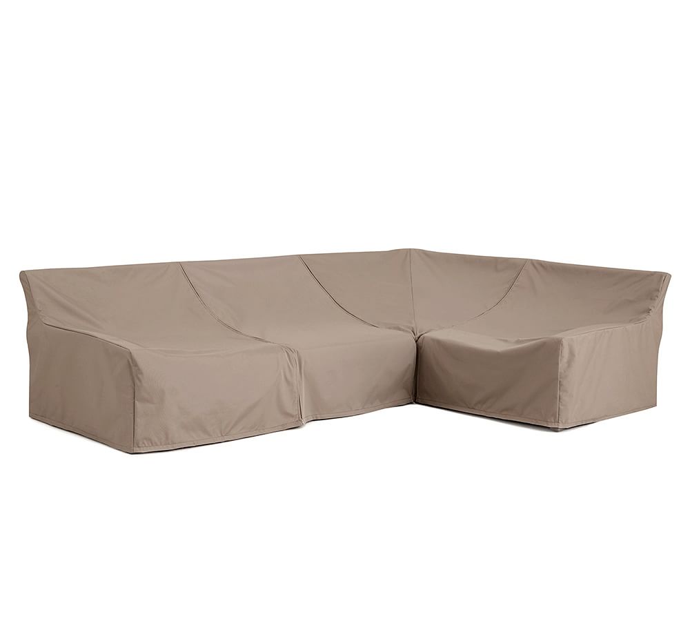 Indio Custom-Fit Outdoor Covers - Sectional Set | Pottery Barn