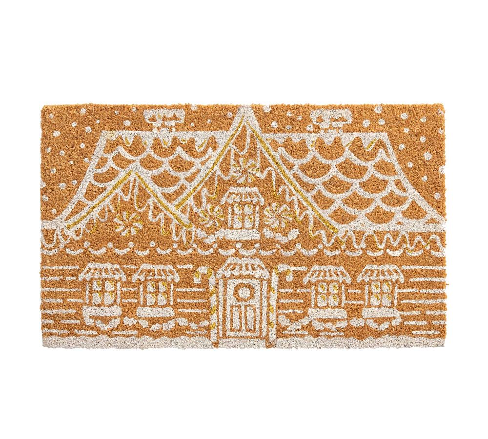 Gingerbread House Doormat Pottery Barn