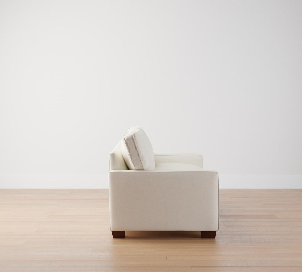 PB Comfort Square Arm Upholstered Sleeper Sofa With Memory Foam